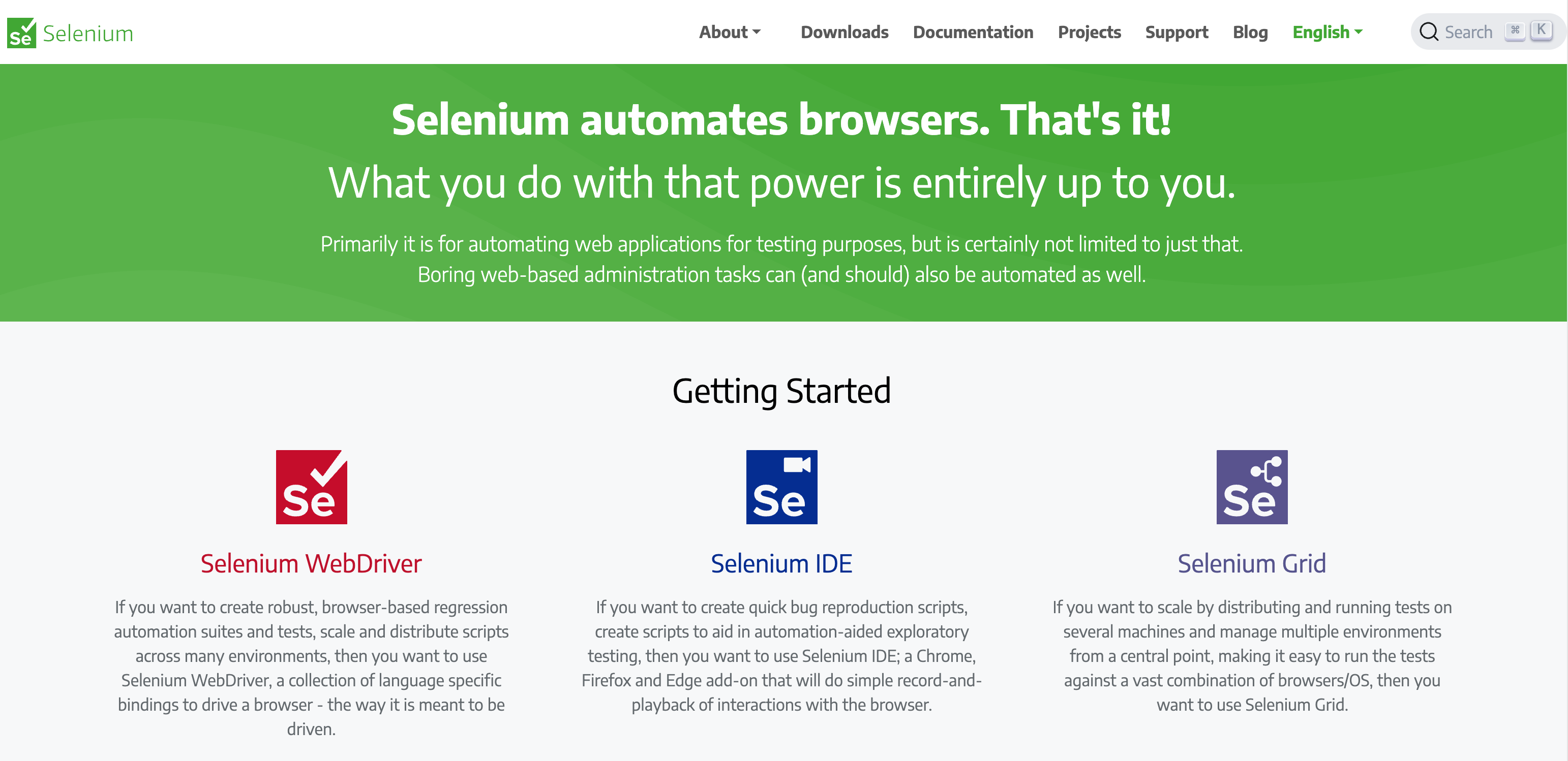 Selenium 自动化测试工具